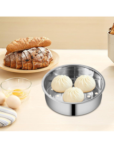 2 Piezas Cesta de Vapor Acero Inoxidable Aynaxcol 21 cm