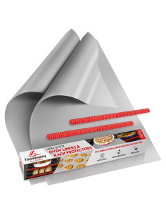 Forros de horno ThreadNanny 2 Piezas 43x64 cm y Protectores 35 cm