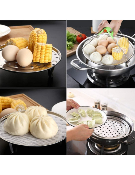 Soporte de Vapor Acero Inoxidable Fnoko 30.68x27.19 cm