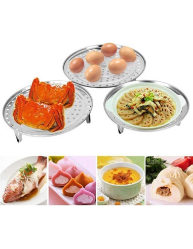 Soporte de Vapor Acero Inoxidable Fnoko 30.68x27.19 cm