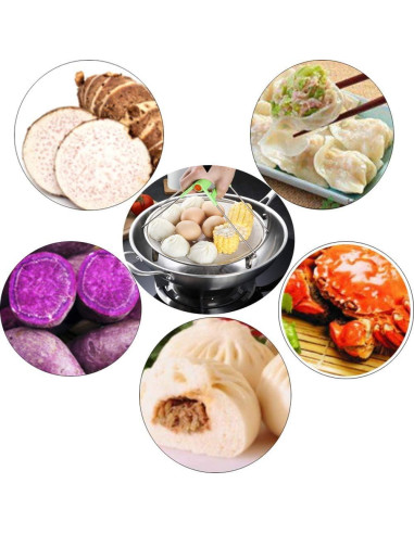 Soporte de Vapor Acero Inoxidable Fnoko 30.68x27.19 cm