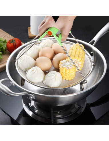 Soporte de Vapor Acero Inoxidable Fnoko 30.68x27.19 cm