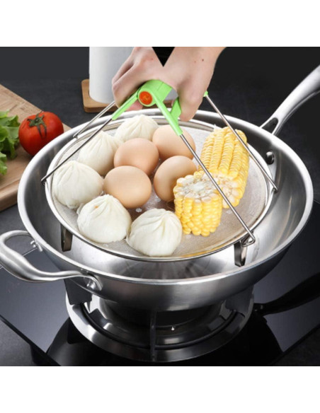 Soporte de Vapor Acero Inoxidable Fnoko 30.68x27.19 cm