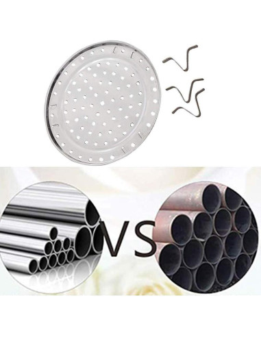 Soporte de Vapor Acero Inoxidable Fnoko 30.68x27.19 cm