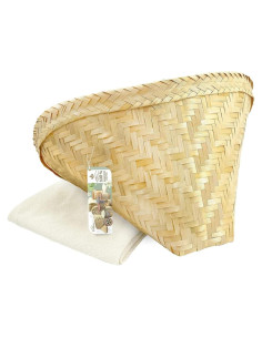 Cesta de Cocción de Arroz Pegajoso PANWA 60x60 cm Natural