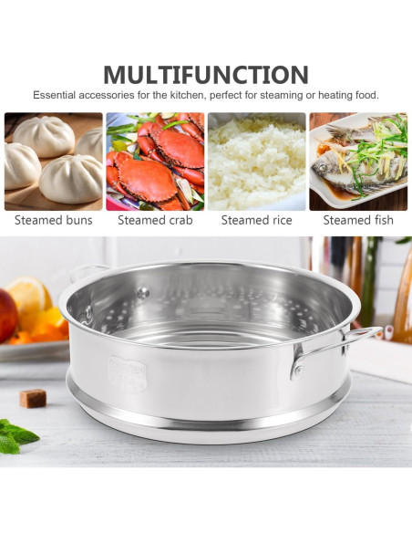 Cesta Vaporera Acero Inoxidable DOITOOL 20cm Multifuncional