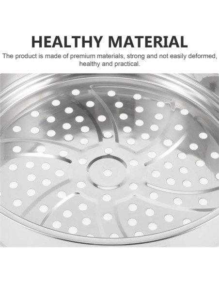 Cesta Vaporera Acero Inoxidable DOITOOL 20cm Multifuncional
