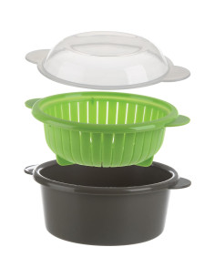 Mini Vaporera de Microondas Progressive 0.47L Gris 2