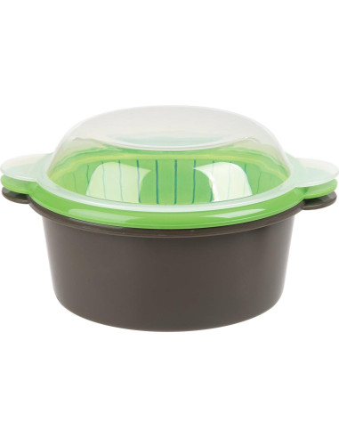 Mini Vaporera de Microondas Progressive 0.47L Gris