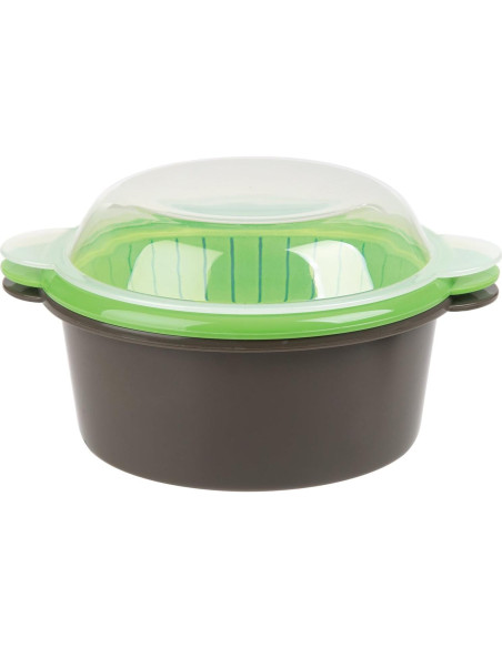 Mini Vaporera de Microondas Progressive 0.47L Gris