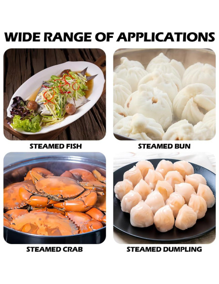 Cesta de Vapor Acero Inoxidable 24 cm LNQ LUNIQI