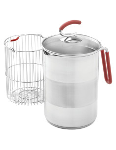 Olla de 12 tazas Kuhn Rikon acero inoxidable con tapa