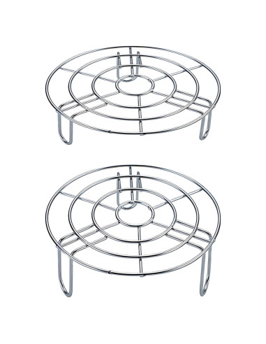 Juego de 2 rejillas de enfriamiento Turbokey 16cm acero inoxidable