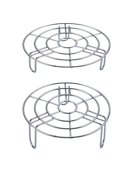 Juego de 2 rejillas de enfriamiento Turbokey 16cm acero inoxidable