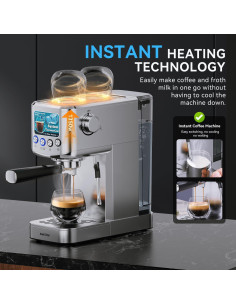 Máquina de Espresso SOWTECH JH-C5119 20 Bar con Espumador 1.24L 2