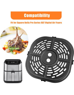 Bandeja de Parrilla de Aire Bella 6QT - Acero al Carbono 2