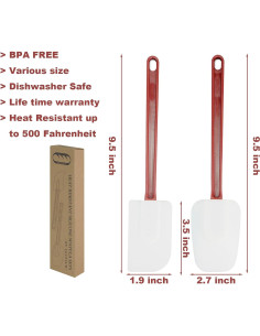 Cuchara de Silicona FETESUR 24,13 cm Resistente Calor 2