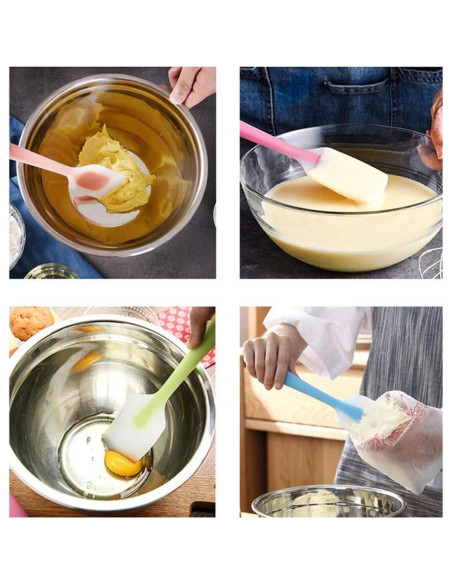 Juego de Espátulas de Silicona TOUGS - 4 Piezas Resistentes