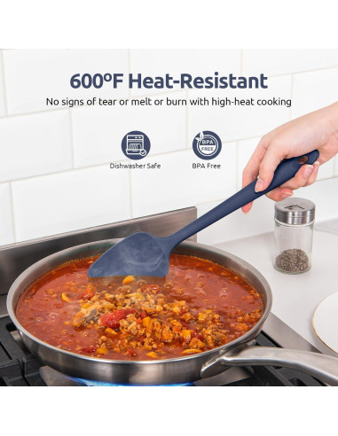 Juego de Espátulas de Silicona U-Taste 600F Alta Temperatura