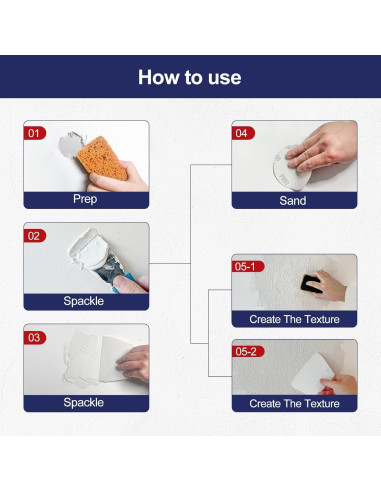 Kit de Reparación de Paneles de Yeso BONCART 8.6oz - Herramientas Todo en Uno