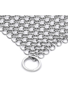 Limpiador de Hierro Fundido Amagabeli 20x15 cm con Raspadores 2