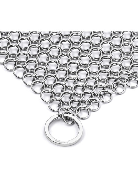 Limpiador de Hierro Fundido Amagabeli 20x15 cm con Raspadores