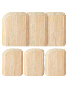 6 Raspadores de Bambú Lusofie para Sartenes y Utensilios