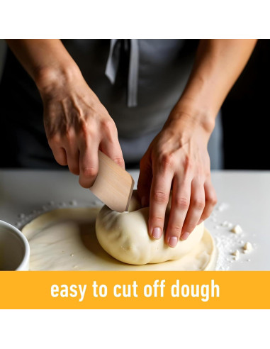 6 Raspadores de Bambú Lusofie para Sartenes y Utensilios