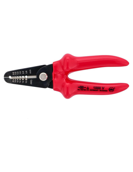Alicates de Pelar Aislados Wiha 10250 10-20 AWG 16 cm