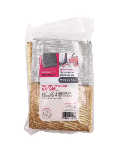 Esponjas de limpieza Casabella, paquete de 4 unidades