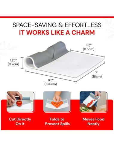 DANDY ScooperDuper - Raspador de Cocina Plegable 18x16.5 cm