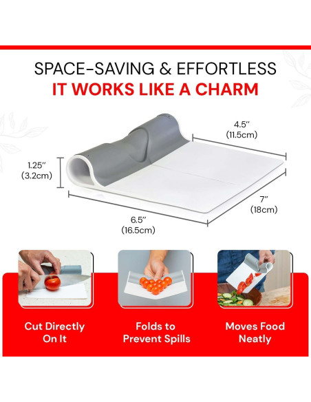 DANDY ScooperDuper - Raspador de Cocina Plegable 18x16.5 cm