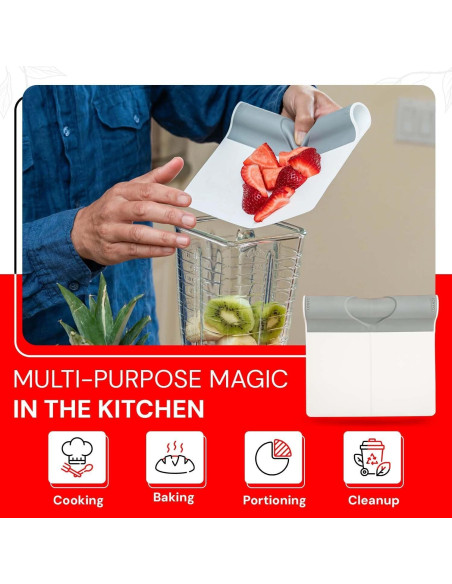 DANDY ScooperDuper - Raspador de Cocina Plegable 18x16.5 cm