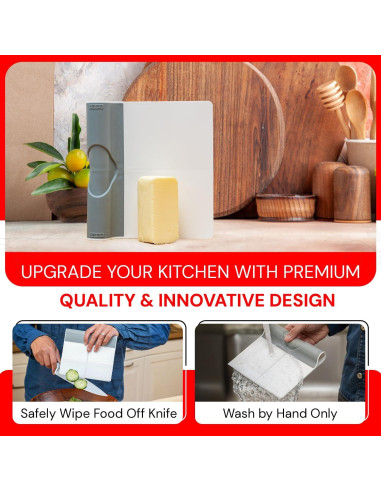 DANDY ScooperDuper - Raspador de Cocina Plegable 18x16.5 cm