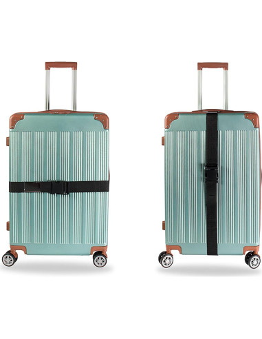 Correas de Equipaje YIKANGHENG Ajustables 4 Pcs 5 cm x 2,04 m