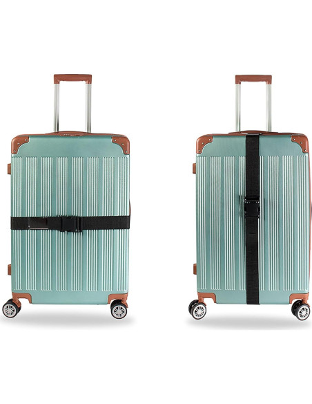 Correas de Equipaje YIKANGHENG Ajustables 4 Pcs 5 cm x 2,04 m