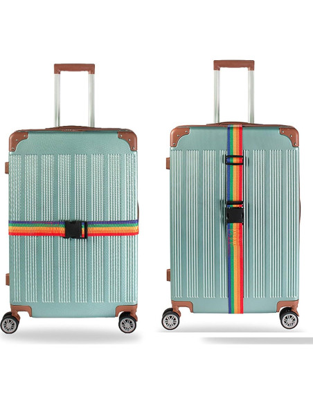 Correas de Equipaje YIKANGHENG Ajustables 4 Pcs 5 cm x 2,04 m