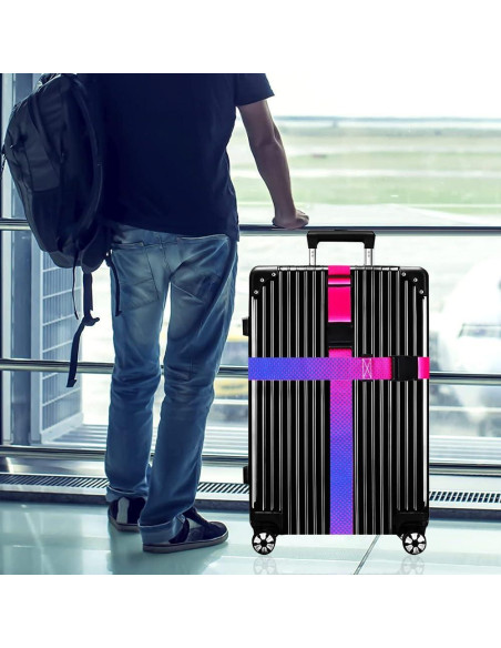 Correas de Equipaje GOWRAPS 2 Piezas Aprobadas por TSA