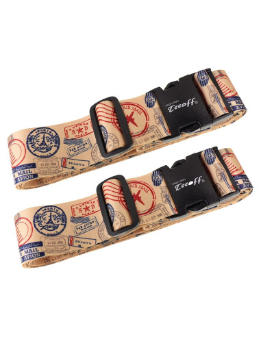 Correas de Equipaje Teeoff 2 Pack Ajustables 220 cm
