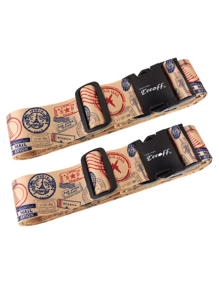 Correas de Equipaje Teeoff 2 Pack Ajustables 220 cm