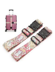 Correas Ajustables GARDIGER 2 Unidades 100-190 cm Flor Rosa