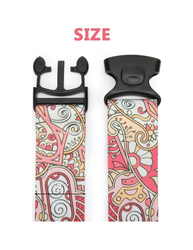 Correas Ajustables GARDIGER 2 Unidades 100-190 cm Flor Rosa