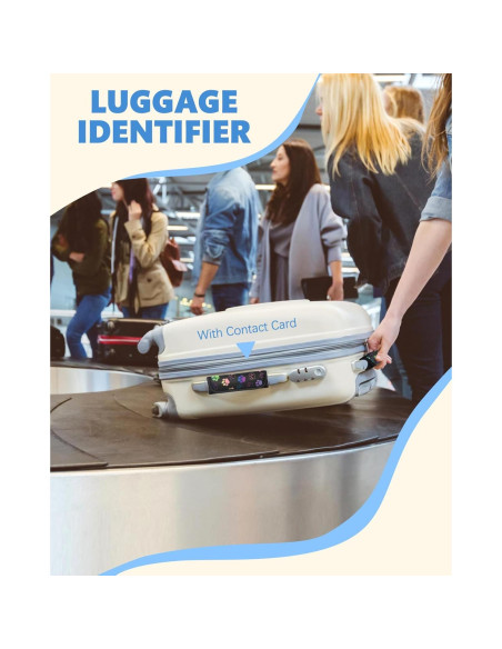 Funda de Mango de Equipaje Slohif 3Pcs Neopreno Paw