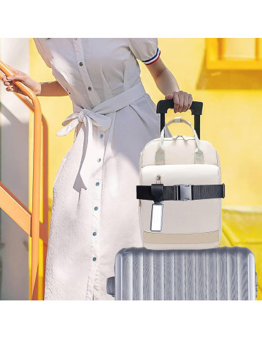 Cinturón de viaje Wajuswode para equipaje ajustable 68-114 cm