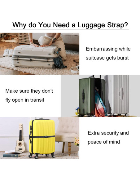 Correas Utilitarias de Nylon Wisdompro 121,92 cm 2 Unidades