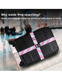 Correas de Equipaje Ajustables Helloeloo 187,96 cm 3 Pzas 2