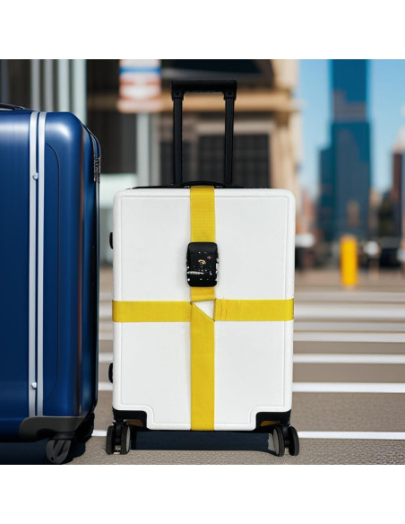 Correa de Equipaje Ajustable ELETICA con Candado TSA 200 cm