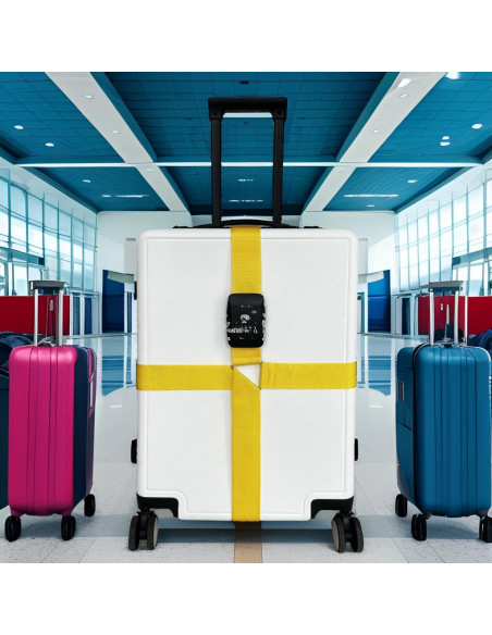 Correa de Equipaje Ajustable ELETICA con Candado TSA 200 cm