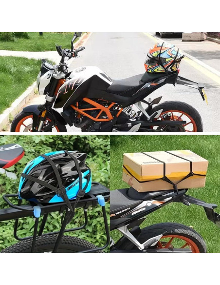 Correa Ajustable para Casco de Motocicleta Teursa - 2 Unidades