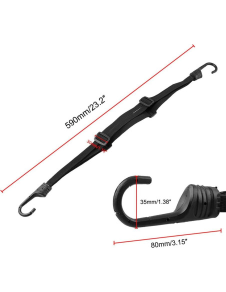 Correa Ajustable para Casco de Motocicleta Teursa - 2 Unidades